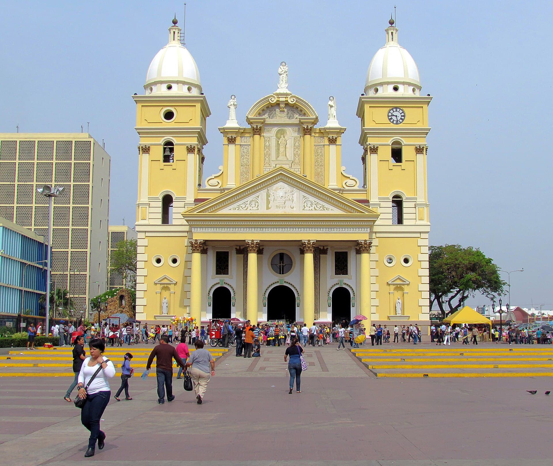 Basílica de Nuestra Señora de Chiquinquirá, La Chinita, en el centro de Maracaibo, estado Zulia