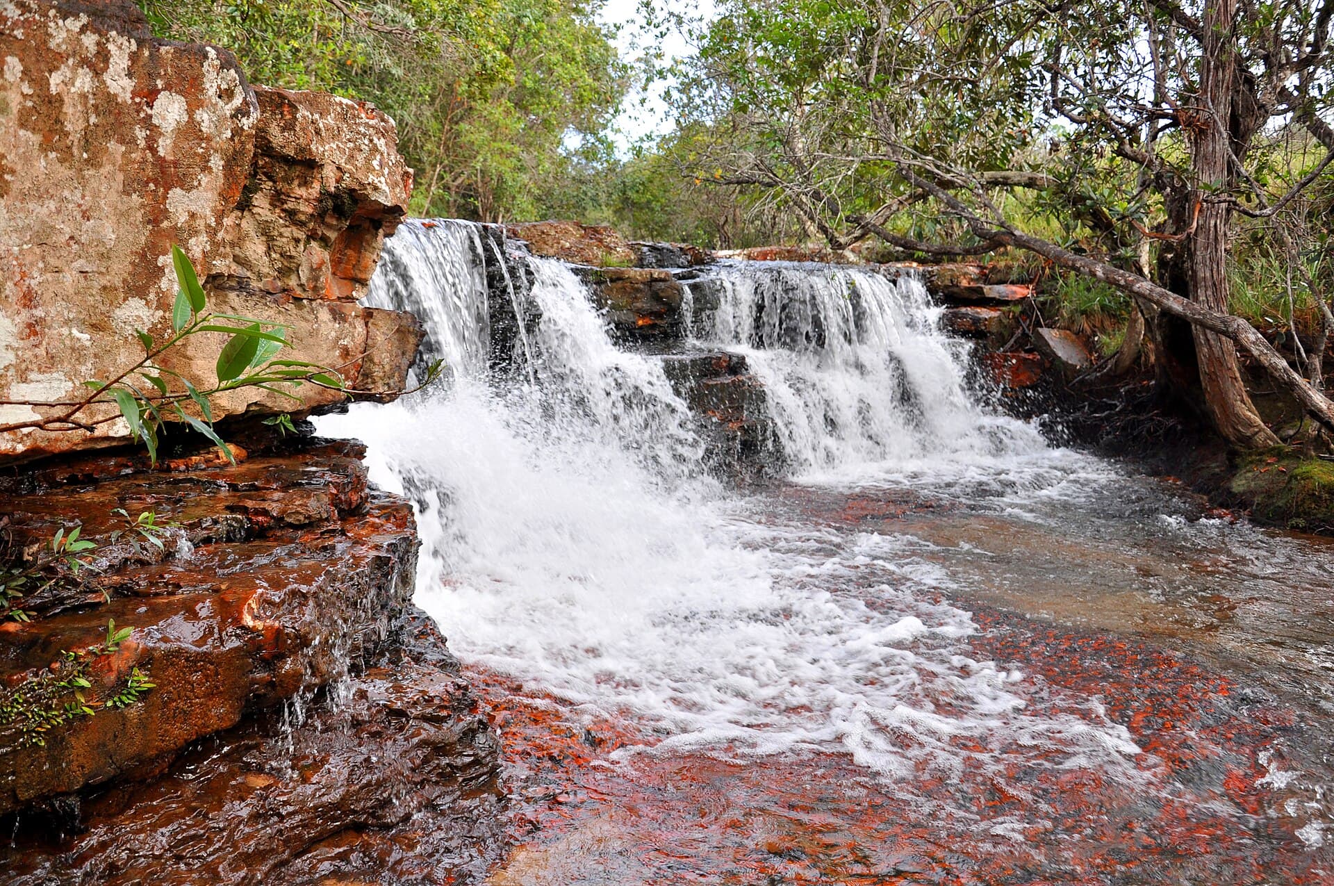 Quebrada de Jaspe, en la Gran Sabana