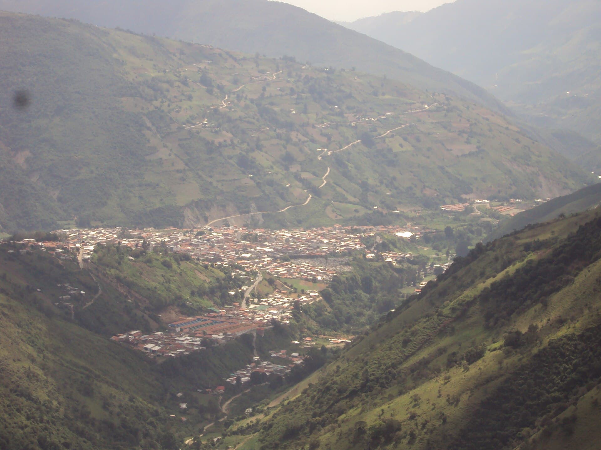 Vista de la parte alta de La Grita, estado Táchira