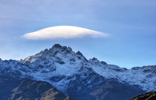 Pico Bolívar, la cumbre más alta de Venezuela, en la Sierra Nevada de Mérida
